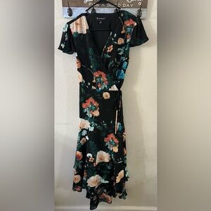 Floral Wrap Dress